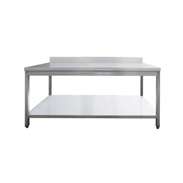 Edelstahltisch mit Aufkantung Tiefe 70cm